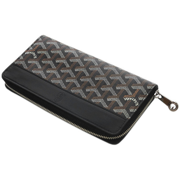 Goyard Wallet Long Black GM Matignon Portefeuille - Picture 1 of 11